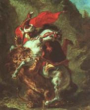 arab horseman attacked by a lion (1849).jpg